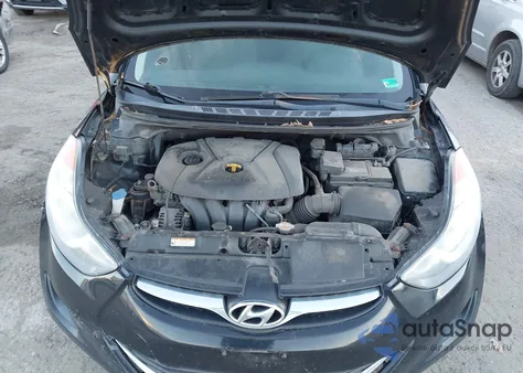 2012 Hyundai Elantra Gls from USA, damaged, VIN 5NPDH4AE7CH098866